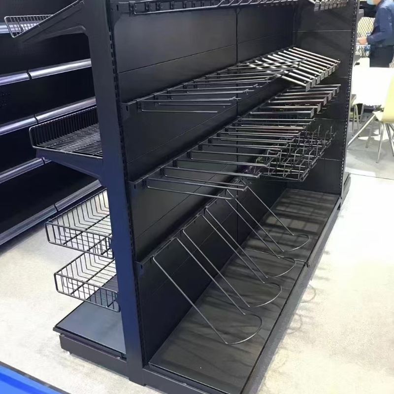 Supermarket shelves