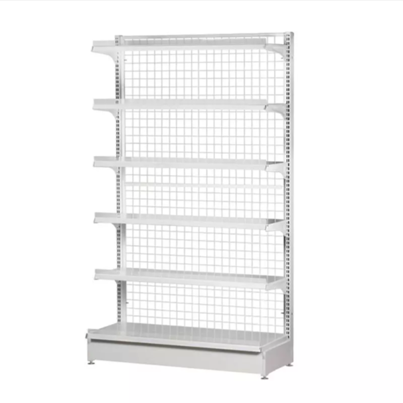 Wall-Mounted Shelving – Wire-Back Panel Type