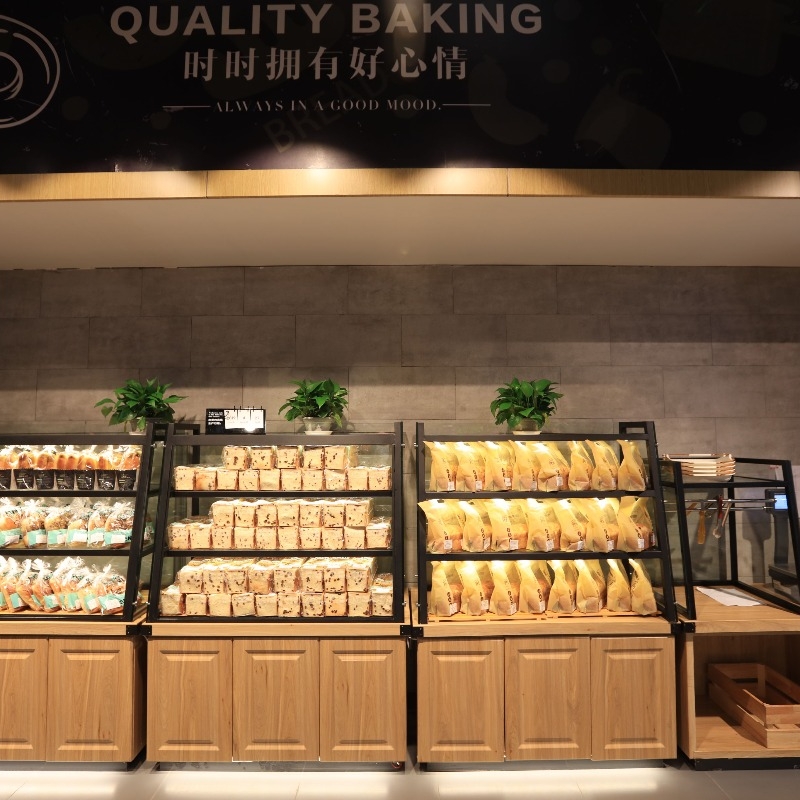Single-sided wall-mounted bread rack