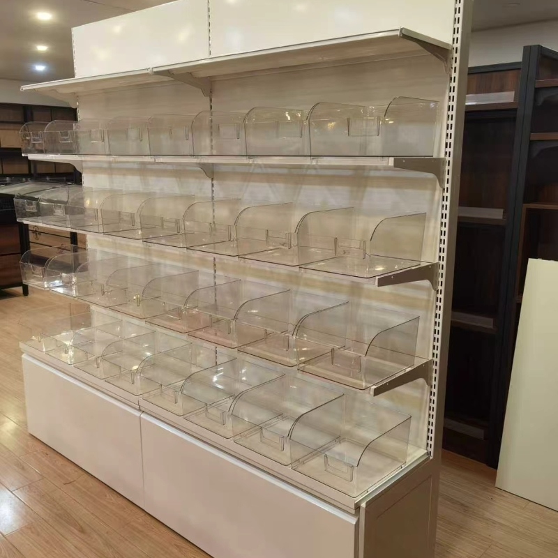 Single-sided bread display rack (bulk snack rack)