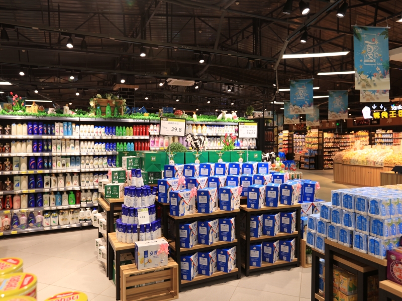 Supermarket promotional display stand