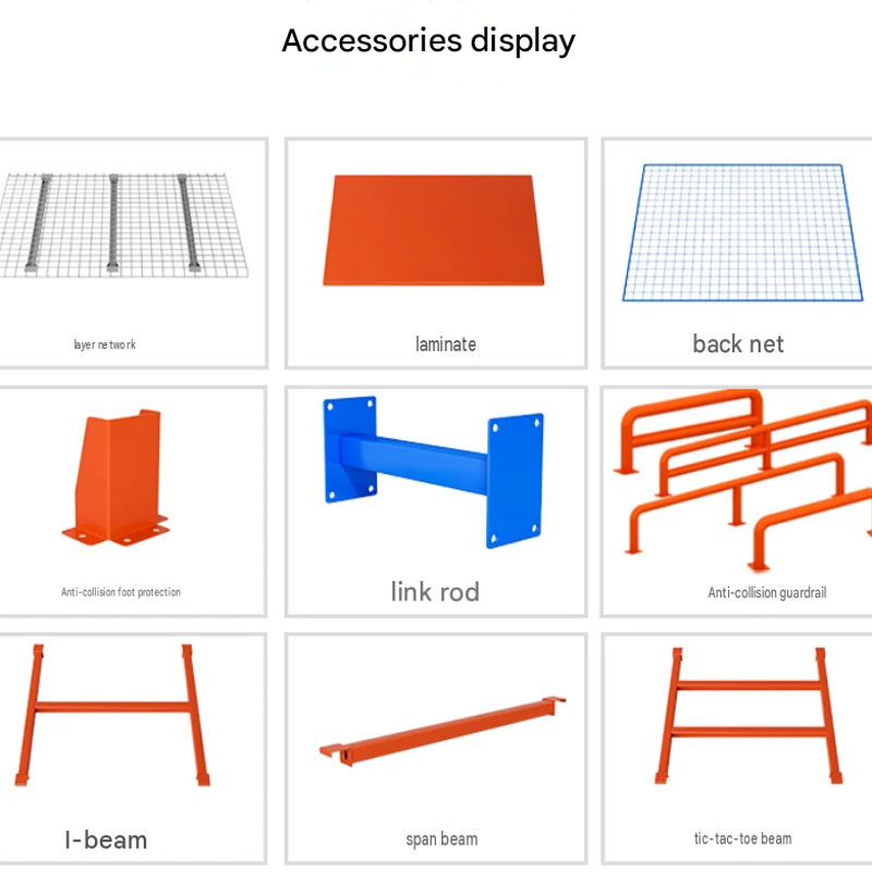 Teardrop pallet racking