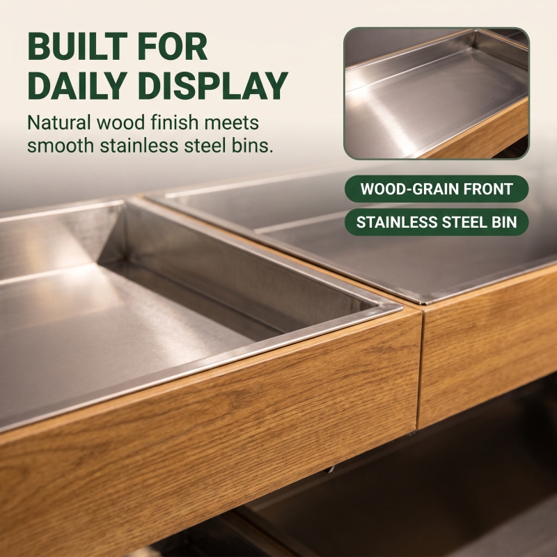 Fruit and Vegetable Display Stand (3-Tier)